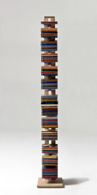 Libreria moderna a colonna in legno Zia Ortensia